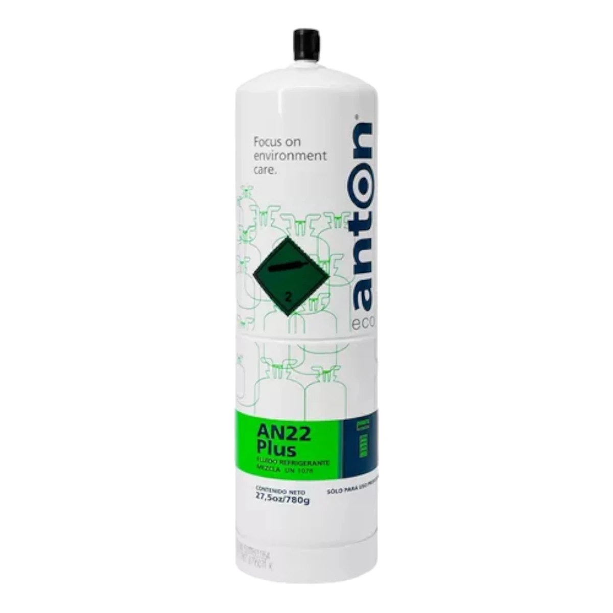 Lata De Gas Refrigerante An22 Anton Reemplazo R22 780gr Ghg - Image 1