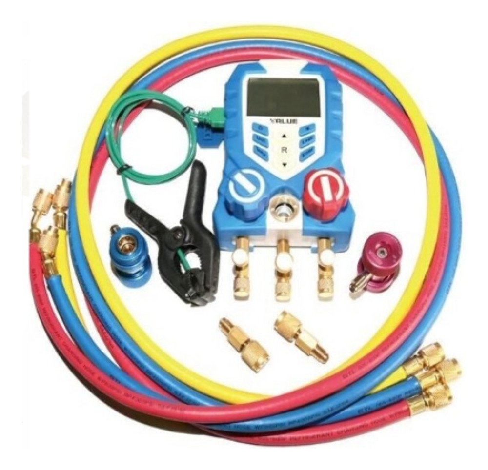 Manifold Digital Value Vdg-1 Con Accesorios.-maletin Ghg