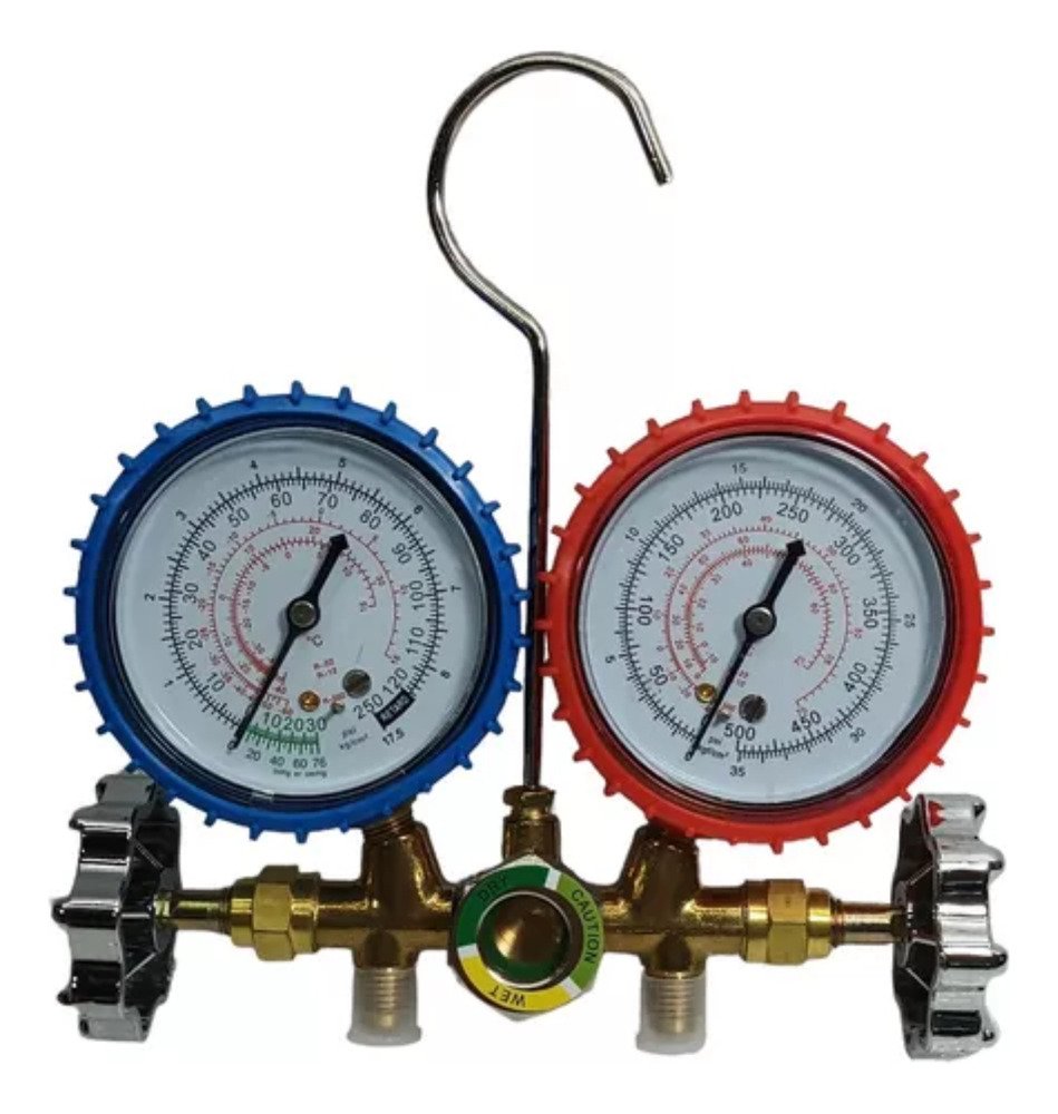 Manifold R22/134 Finley Con Mangueras-maletin Ghg - Image 4