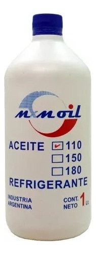 Aceite Refrigeracion 1 Litro Mxm Oil Visc. 110- R12 R22 Ghg