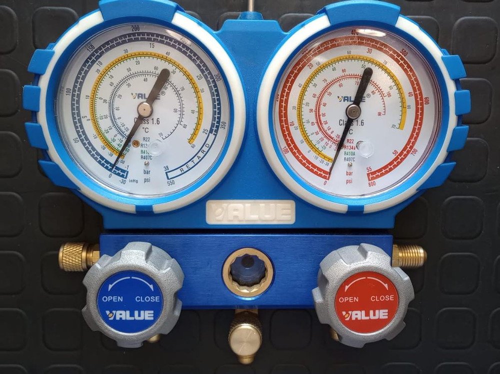 Maletín Manifold Doble Value Vmg-2-r410a-r22-r407c-r134a Ghg