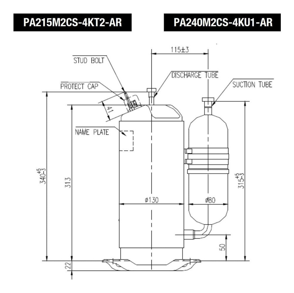 Motor Compresor Rotativo 6000f R410 220v Ghg - Image 3