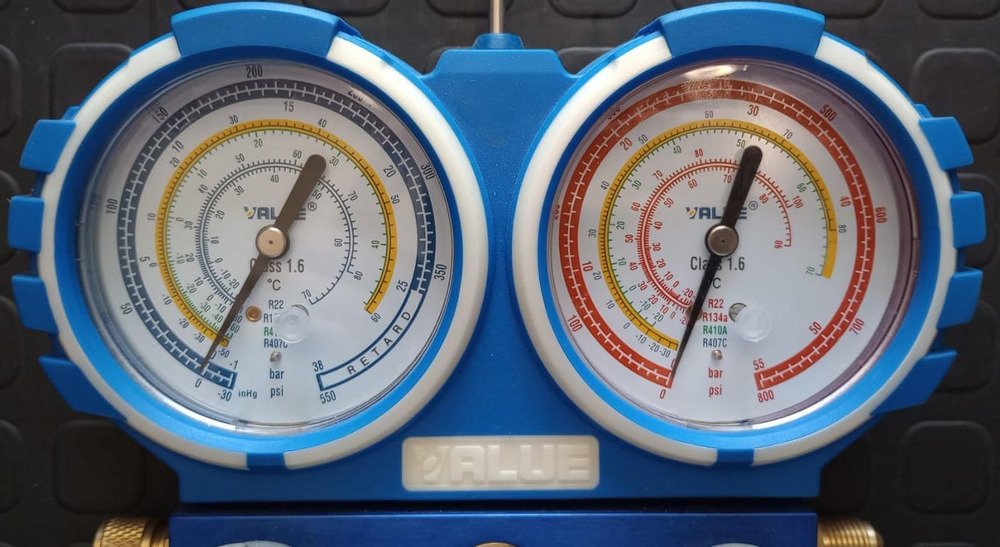 Maletín Manifold Doble Value Vmg-2-r410a-r22-r407c-r134a Ghg