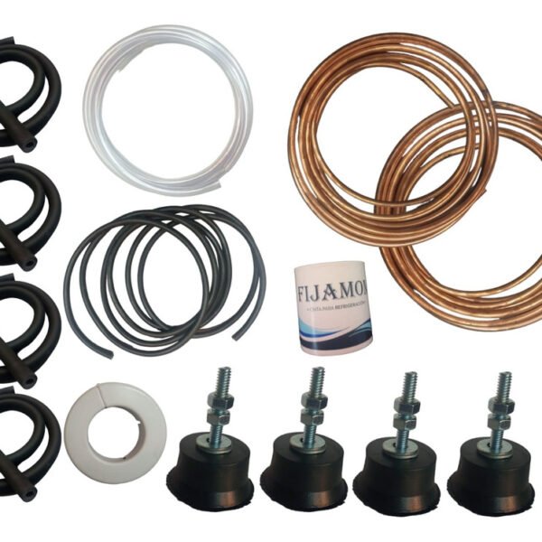 Kit De Instalacion Cobre 6000fg 2mts Con Tacos De Goma Ghg - Image 1