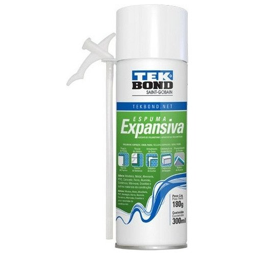 Espuma Expansiva Poliuretano 300ml 180g Tekbond Ghg