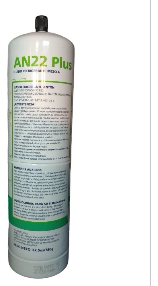 Lata De Gas Refrigerante An22 Anton Reemplazo R22 780gr Ghg - Image 3