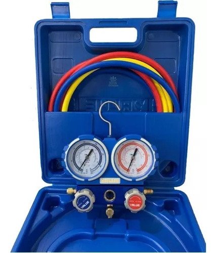 Maletín Manifold Doble Value Vmg-2-r410a-r22-r407c-r134a Ghg
