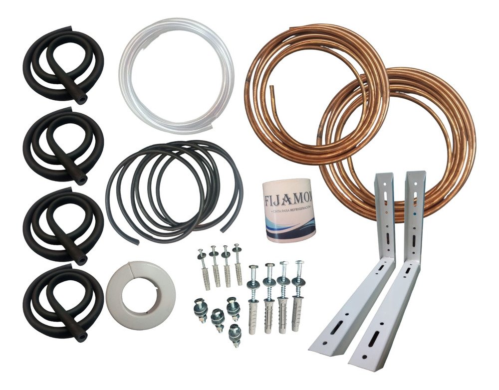 Kit De Instalacion Cobre 2250fg 2mts Con Mensula Ghg - Image 1