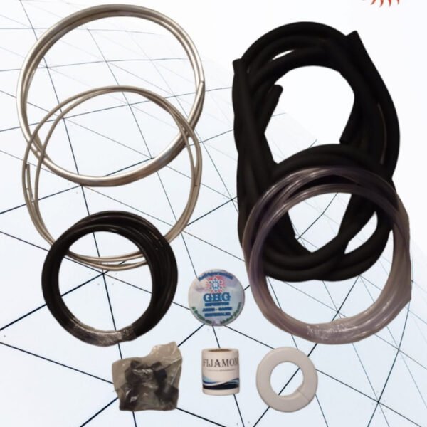 Kit De Instalacion Aluminio 5500fg 2mts C/ Tacos De Goma Ghg - Image 2