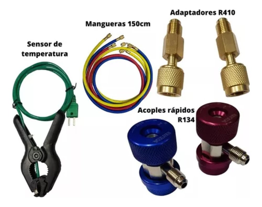 Manifold Digital Value Vdg-1 Con Accesorios.-maletin Ghg