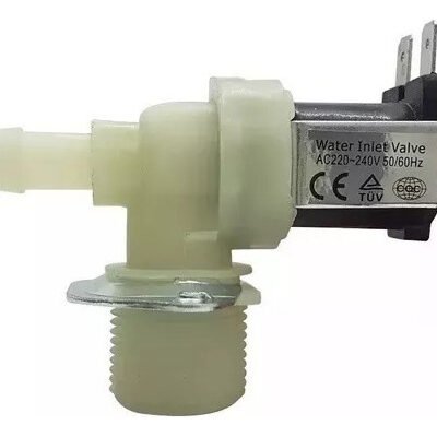 Electro Válvula 1 Via 180° Lavarropas Ghg