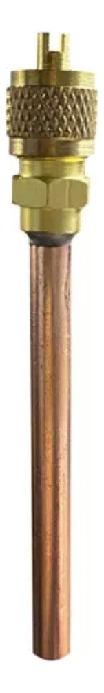 Válvula De Carga Con Chicote 1/4 Para Soldar Ghg - Image 3