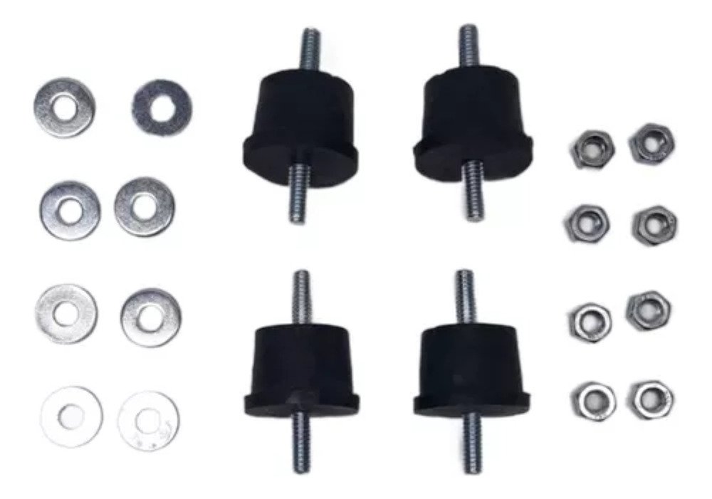 Taco De Goma Antivibratorio P/mensula Aire Acondicionado Ghg