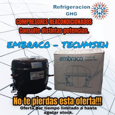 Motocompresor Bocha 1/4 Reacondicionado Tecumseh R12r134 Ghg - Image 5
