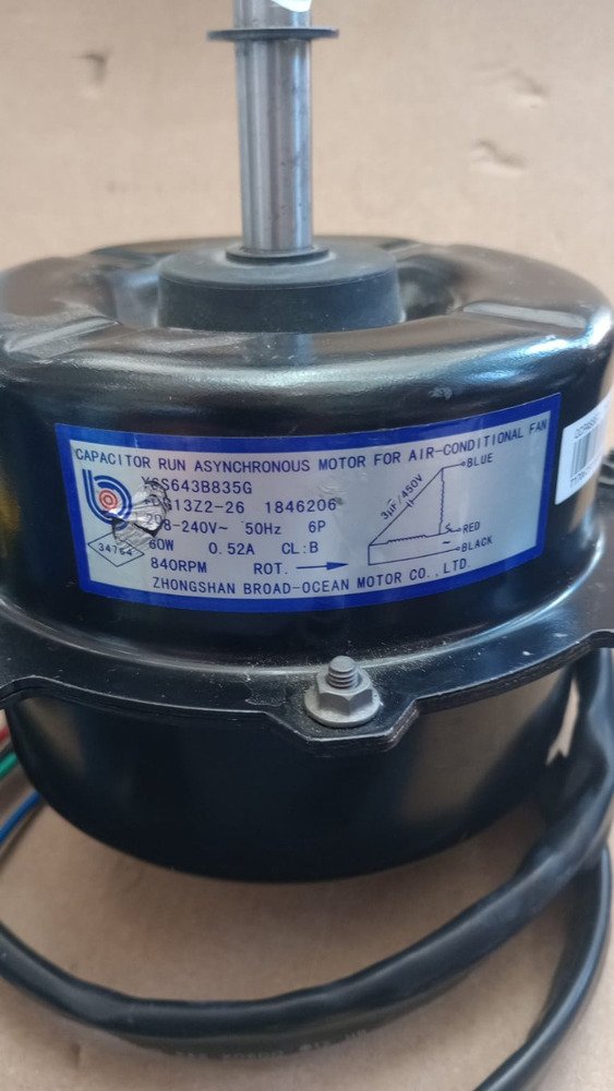 Motor Forzador Exterior 60w Y6s643b835g Negro Ghg
