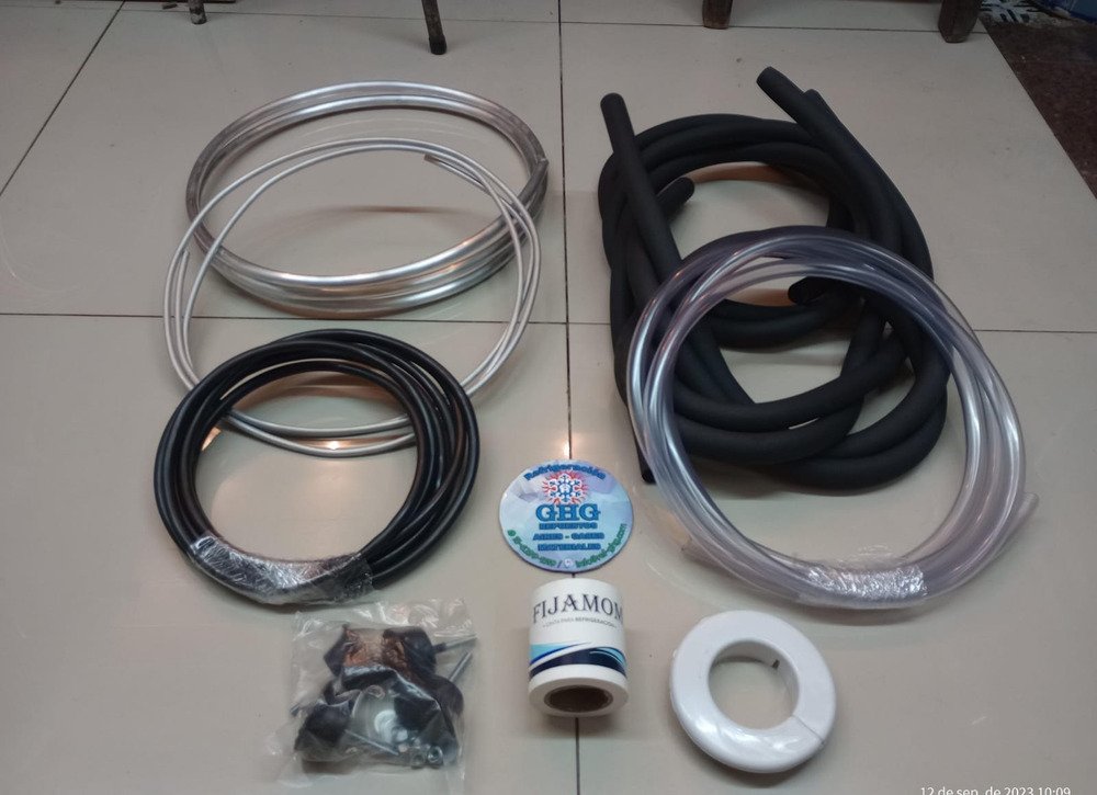 Kit De Instalacion Aluminio 6000fg 3mts C/tacos De Goma Ghg - Image 3