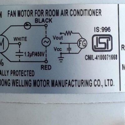 Motor Forzador Interior Evaporador 13w Rpg13h Ghg - Image 2
