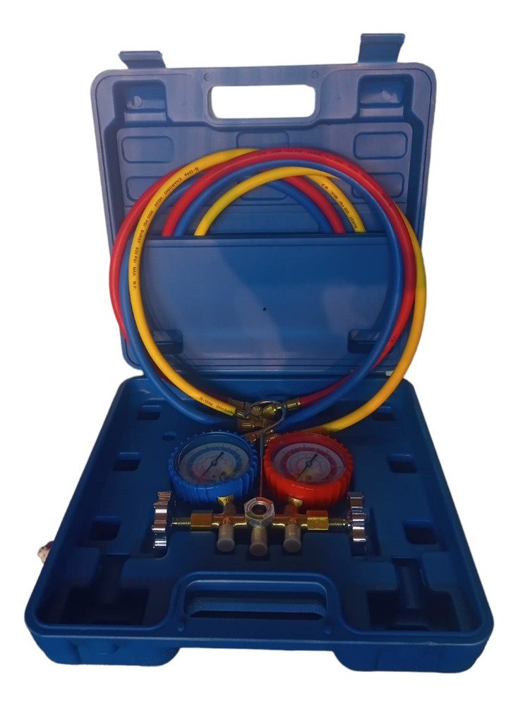 Manifold R22/134 Finley Con Mangueras-maletin Ghg - Image 2