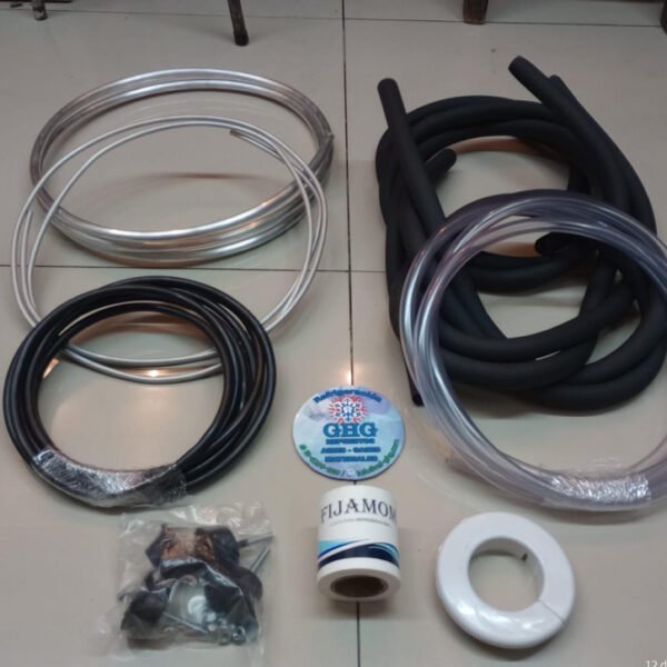 Kit De Instalacion Aluminio 6000fg 2mts C/ Tacos De Goma Ghg - Image 3