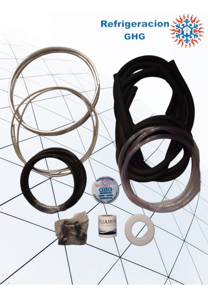 Kit De Instalacion Aluminio 4500fg 3mts C/ Tacos De Goma Ghg - Image 2