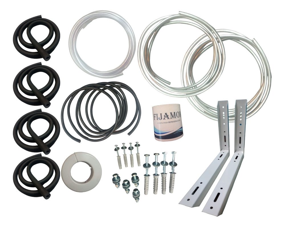 Kit De Instalacion Aluminio 4500fg 2mts Con Mensula Ghg
