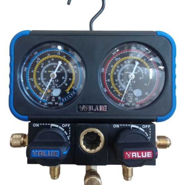 Manifold Maletin Value Premium Negro Dual R410-r22 Ghg - Image 1