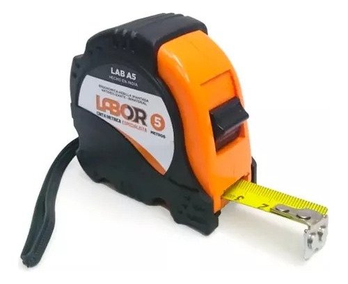 Cinta Métrica 5mts Automatica Fleje 19mm Labor Profes. Ghg