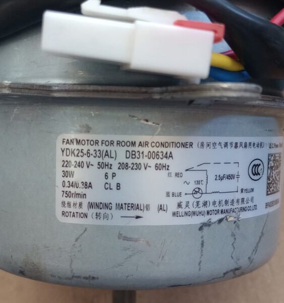 Motor Forzador Exterior 30w Ydk25-6-33 Ghg - Image 2