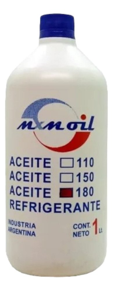 Aceite Refrigeracion 1 Litro Mxm Oil Visc. 180- R12 R22 Ghg