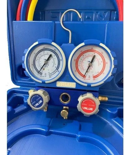 Maletín Manifold Doble Value Vmg-2-r410a-r22-r407c-r134a Ghg