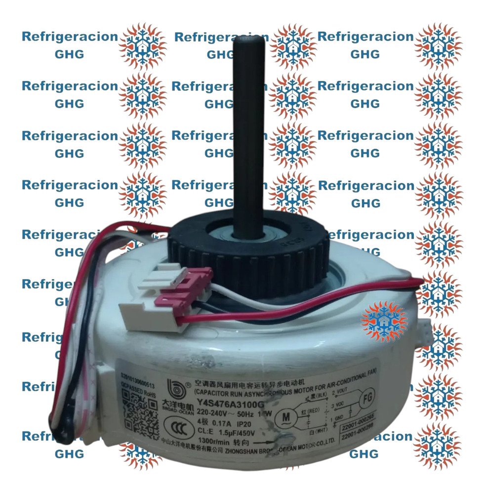 Motor Forzador Interior Evaporador 14w Y4s476a3100g Ghg - Image 2