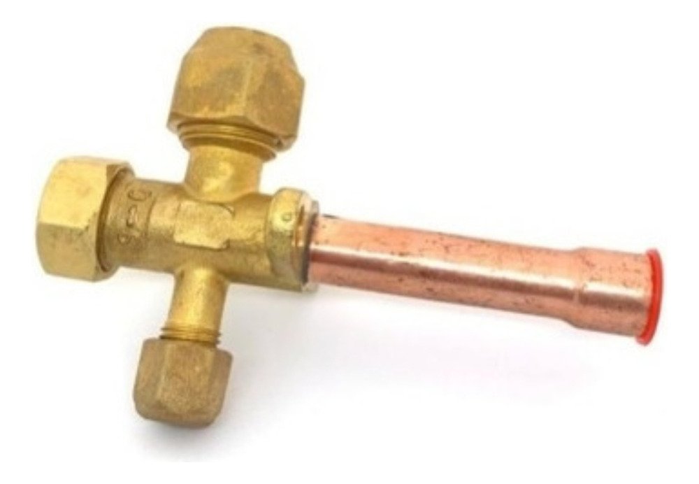 Llave De Servicio P/ Split 1/2 Bronce Ghg