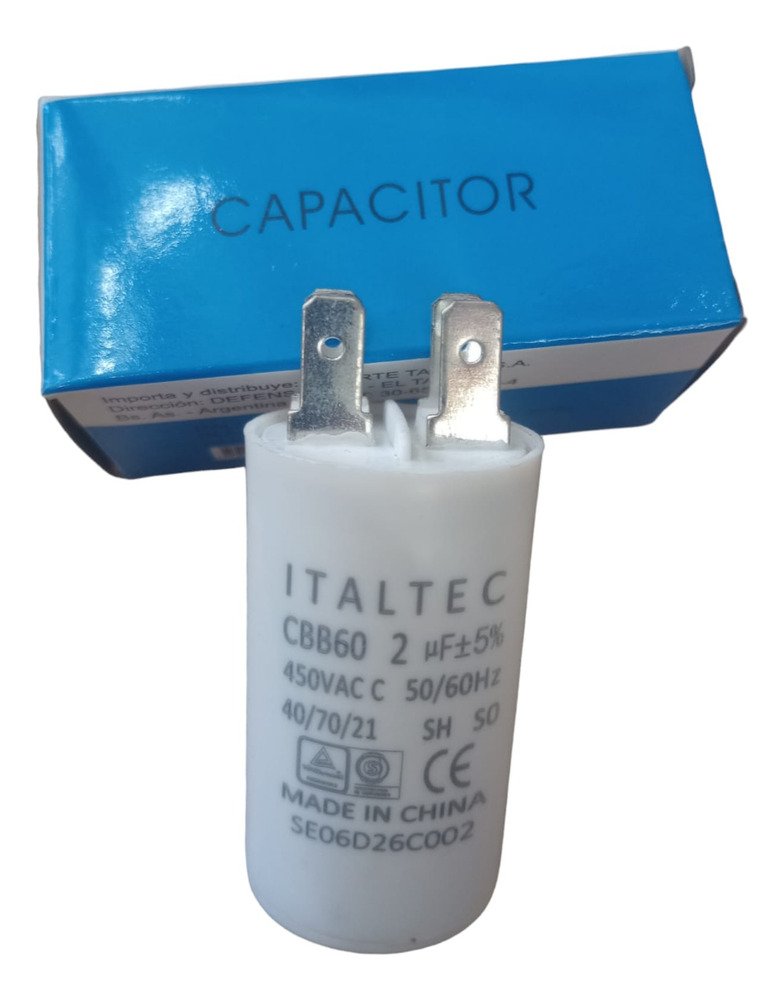 Capacitor 2uf X 450v Cbb60 4pin1 Ghg