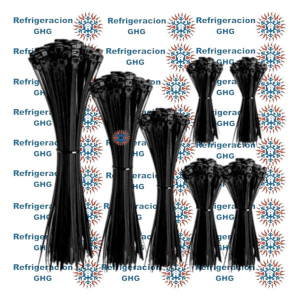 Precinto Nylon 4.8x200mm Negros Crossmaster X 100 Unid. Ghg Negro - Image 3