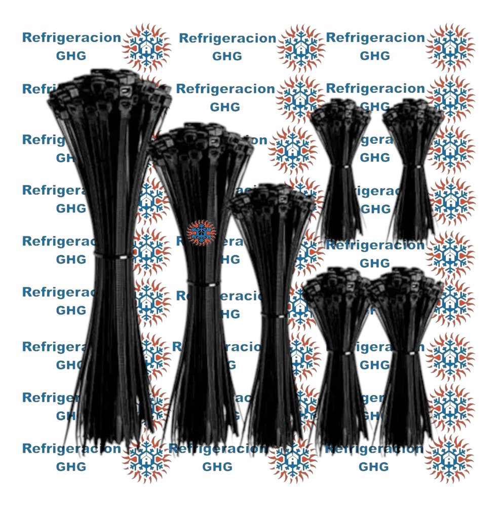 Precinto Nylon 4.8x200mm Negros Crossmaster X 100 Unid. Ghg Negro - Image 3