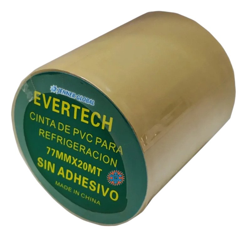 Cinta Pvc Sin Adhesivo 20x70m Color Marron Claro Ghg