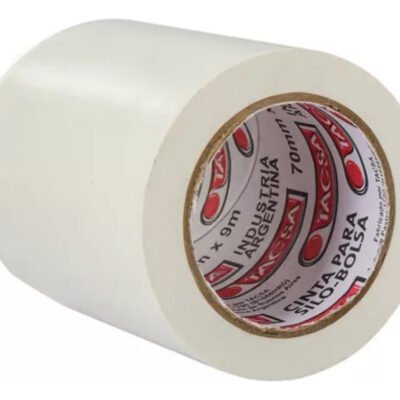 Cinta Tacsa Blanca Sin Pegamento Promo 70x20m Ghg