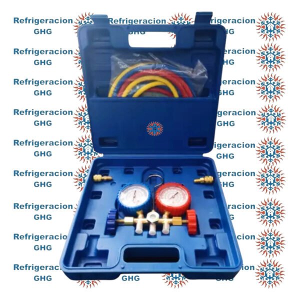 Manifold R22-r410a-r Finley Con Mangueras-maletin Ghg - Image 5