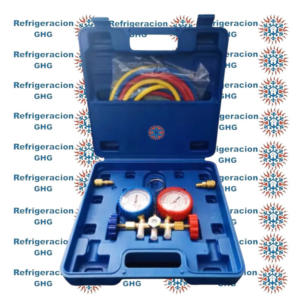 Manifold R22-r410a-r Finley Con Mangueras-maletin Ghg - Image 5