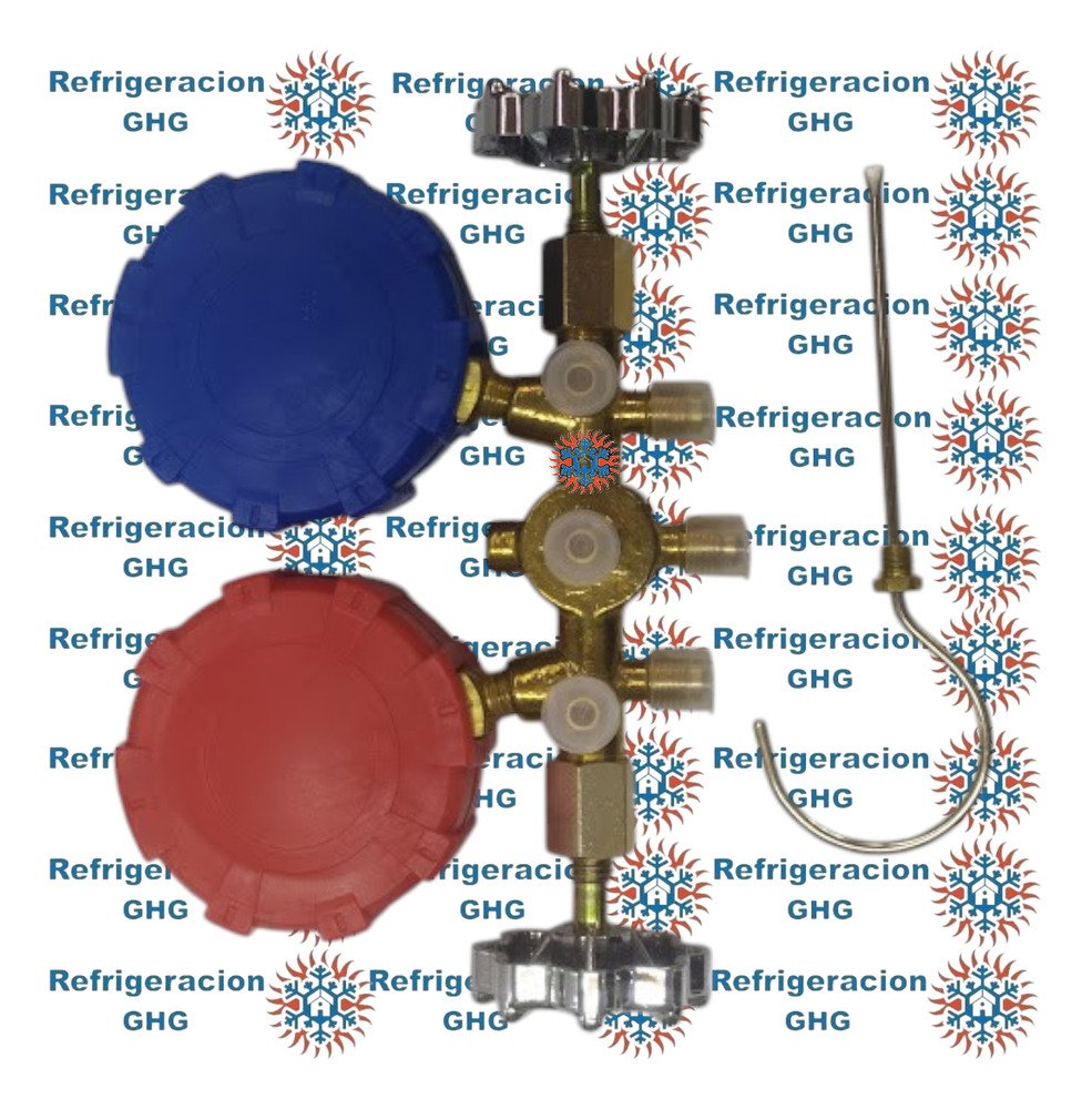 Manifold Para 410 Cuerpo De Bronce Y Mangueras Ghg - Image 3