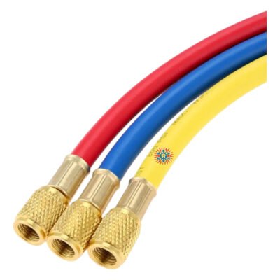 Juego De Mangueras Para Manifold R410 Refrigeración 60cm Ghg