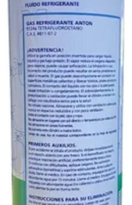 Lata 134a Gas Refrigerante Anton 900grs - Image 3