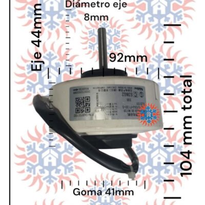 Motor Forzador Inverter Interior Sic-37cvj-f130 30w Ghg - Image 2