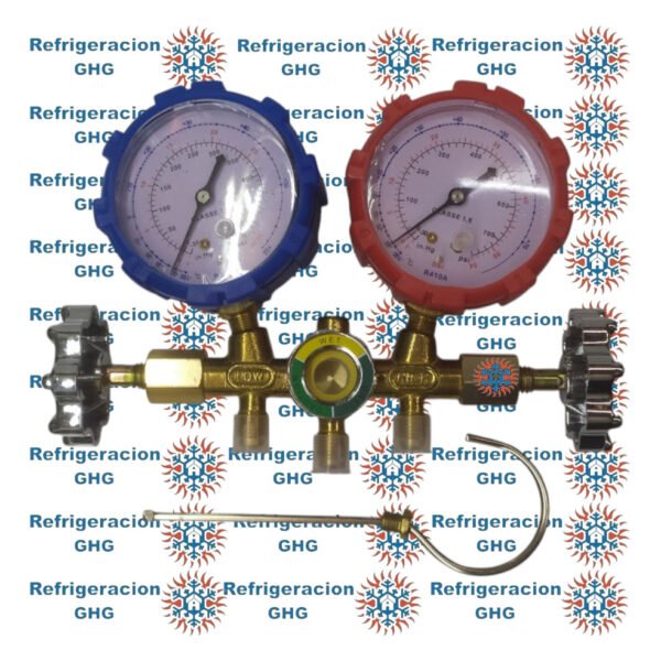 Manifold Para 410 Cuerpo De Bronce Y Mangueras Ghg - Image 4