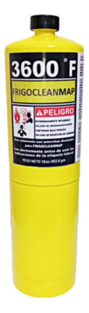 Lata Mapp Gas Para Soldar Frigoclean 400gr. Ghg - Image 1