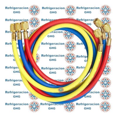 Juego De Mangueras Para Manifold R410 Refrigeración 60cm Ghg - Image 3