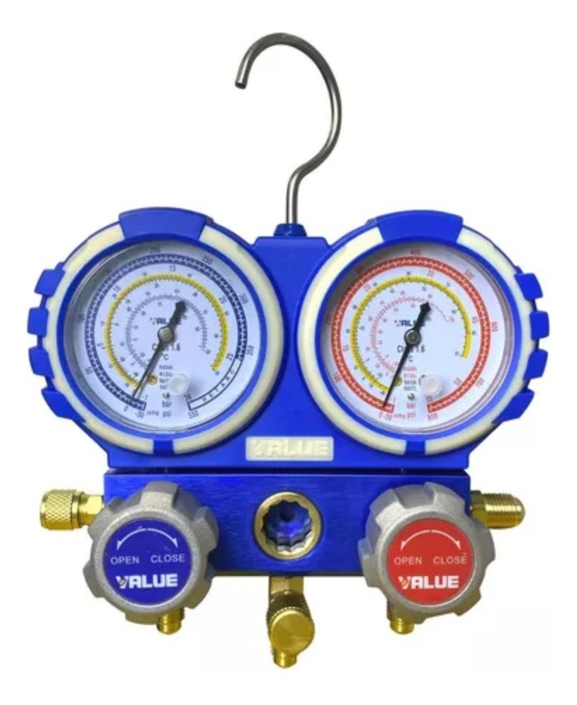 Manifold Vmg-2-r410a  Value  Maletin Perilla De Acero Ghg - Image 4