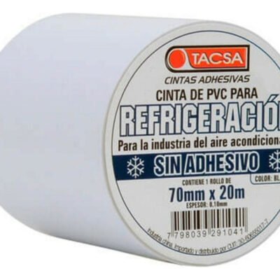 Cinta Pvc Sin Adhesivo Tacsa Refrigeración Blanca Ghg