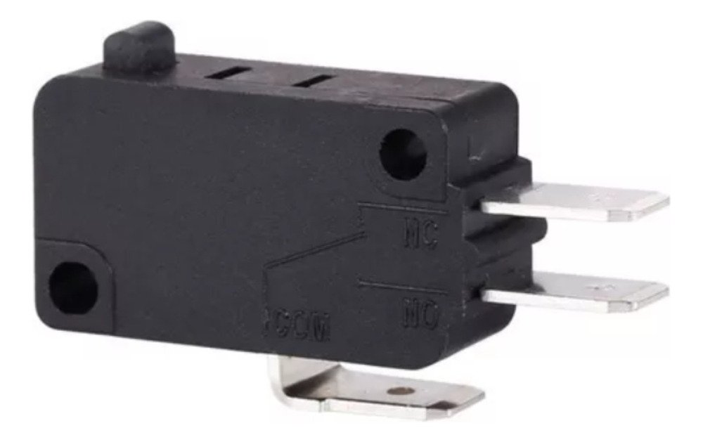 -MICRO SWITCH BOTON LARGO 10A 3 PATAS ANCHAS