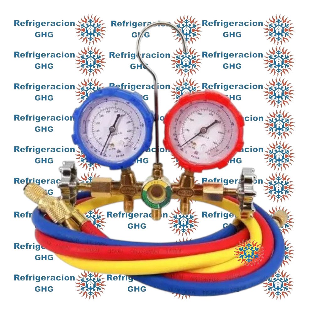 Manifold R410a/r22/r134a/404a Mang Y Acc.- Cooltech Ghg